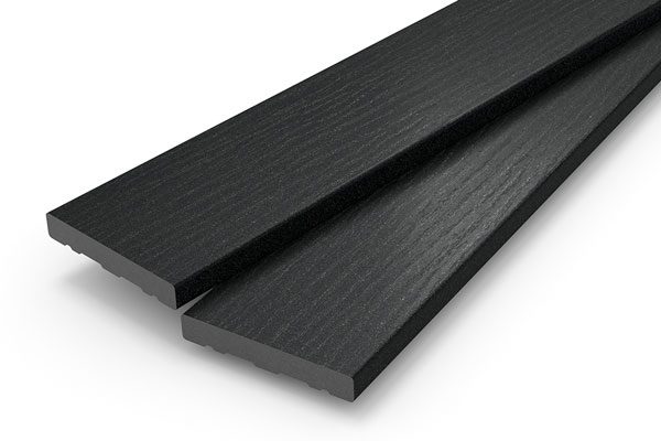 Heritage dark grey woodgrain composite deck board