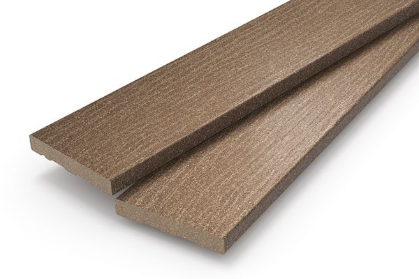Heritage light brown woodgrain composite deck board