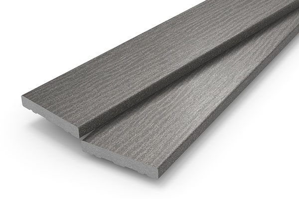 Heritage light grey woodgrain composite deck board