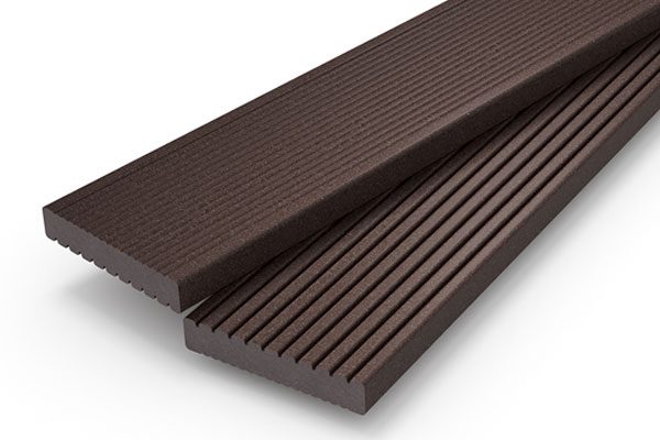Signature HD dark brown heavy duty composite deck board