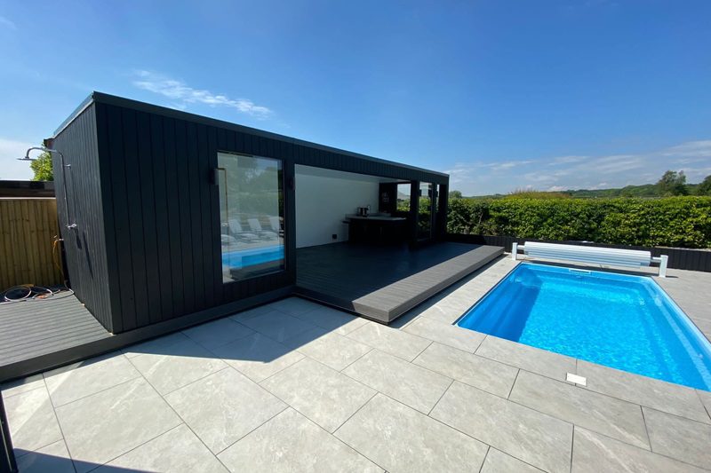 Ark Design pool area and composite decking