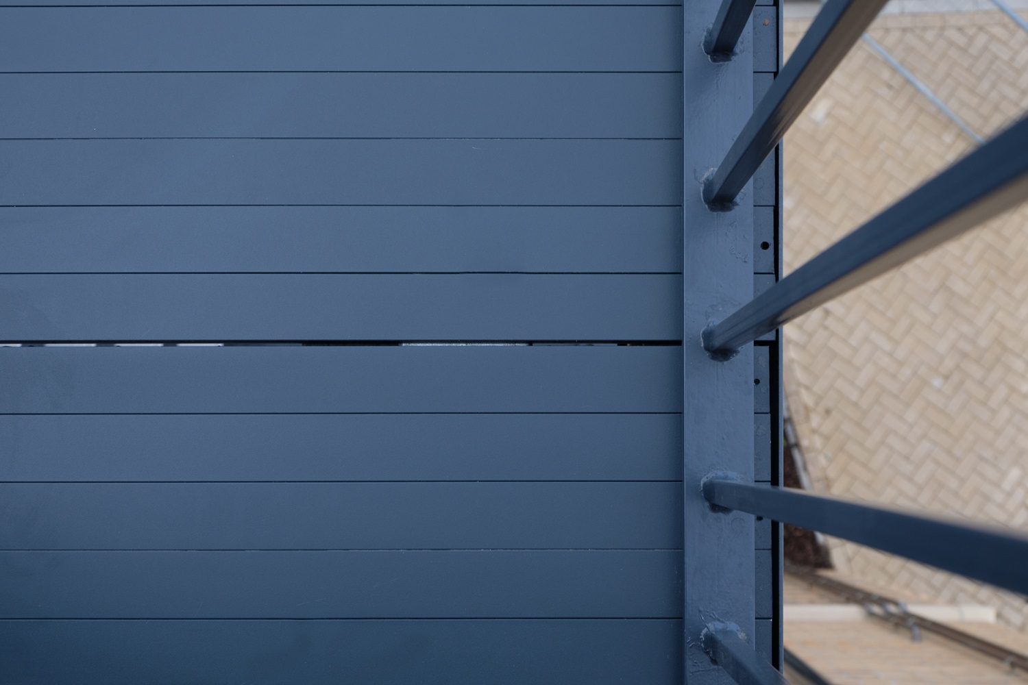 Birdseye view of Adek fire rated decking