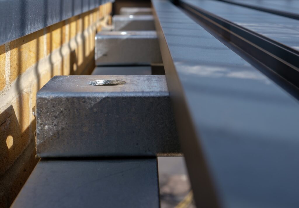 Aluminium decking system components